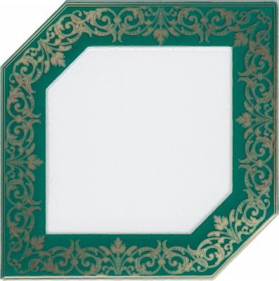 KERAMA MARAZZI Керамическая плитка HGD/D250/18000 Клемансо зеленый 15*15 керам.декор Цена за 1 шт. 372 руб. - бесплатная доставка