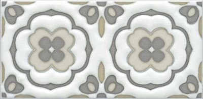 KERAMA MARAZZI Керамическая плитка STG/A617/16000 Клемансо орнамент 7.4*15 керам.декор Цена за 1 шт. 174 руб. - бесплатная доставка