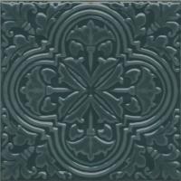 Декор Фес зелёный тёмный глянцевый 15×15×0,77 — KERAMA MARAZZI, артикул KMD3STA003BN