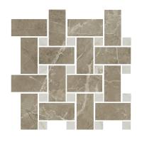 Декор Серенада мозаичный бежевый тёмный лаппатированный 32×32×0,9 — KERAMA MARAZZI, артикул T038/SG6541
