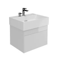 Тумба Лоджика подвесная 2 ящика 60 см, белоснежный — KERAMA MARAZZI, артикул LOG.60.2/WHT
