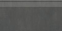 Ступень Гварди антрацит матовый обрезной 30×60×0,9 — KERAMA MARAZZI, артикул SG640520R/GR