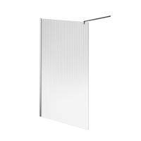 Душевая перегородка Кристалло с рифленым стеклом, 120×210, хром — KERAMA MARAZZI, артикул CT.120.WI.CR