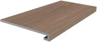 Ступень клееная Альберони коричневый матовый обрезной 33×60×0,9 — KERAMA MARAZZI, артикул SG644020R/GCF