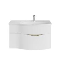 Тумба Рива 100 см правая, белая матовая — KERAMA MARAZZI, артикул RV.100Rh/WHT.M