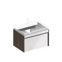Тумба Модула подвесная 70 с ящиком 1+1, арабика — KERAMA MARAZZI, артикул MOD.70.1+1/AR