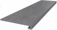 Ступень клееная Фондамента серый темный 33×119,5×0,9 — KERAMA MARAZZI, артикул DL501020R/GCF