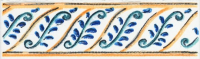 Бордюр Капри майолика 20×6,3×6,9 — KERAMA MARAZZI, артикул STG/A462/5232
