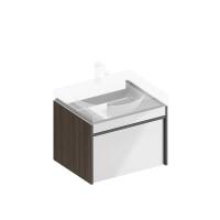 Тумба Модула подвесная 60 с ящиком 1+1, арабика — KERAMA MARAZZI, артикул MOD.60.1+1/AR