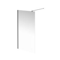 Душевая перегородка Ветро, 100×195, матовый черный — KERAMA MARAZZI, артикул VE.100.WI.BLK.M