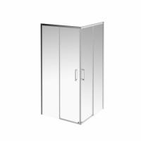 Душевой уголок Ветро, раздвижной, квадратный, 100×100×195, хром — KERAMA MARAZZI, артикул VE.100.SSD.CR