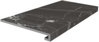 Ступень клееная Риальто чёрный матовый 33×80×0,9 — KERAMA MARAZZI, артикул SG850790R/GCF