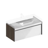 Тумба Модула подвесная 100 с ящиком 1+1, арабика — KERAMA MARAZZI, артикул MOD.100.1+1/AR