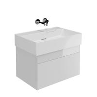 Тумба Лоджика подвесная 2 ящика 70 см, белоснежный — KERAMA MARAZZI, артикул LOG.70.2/WHT