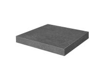 Ступень угловая клееная Касабланка HP антрацит матовый обрезной 33×33×0,9 — KERAMA MARAZZI, артикул KM6012G0141RGCA